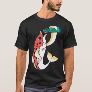 Fisch trinkt Bier T-Shirt