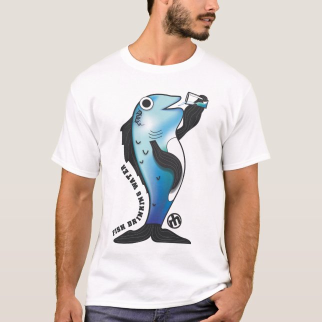 Fisch-Trinkwasser T-Shirt (Vorderseite)