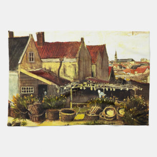 Fisch-Trocken-Schuppen von Vincent van Gogh Geschirrtuch