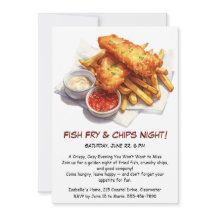 Fisch und Chips - Lässige Meeresfrüchte Party Einl