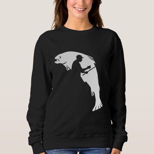 Fisch und Fischerei für Männer Sweatshirt (Vorderseite)