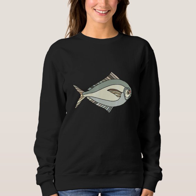 Fisch und Fischerei Sweatshirt (Vorderseite)
