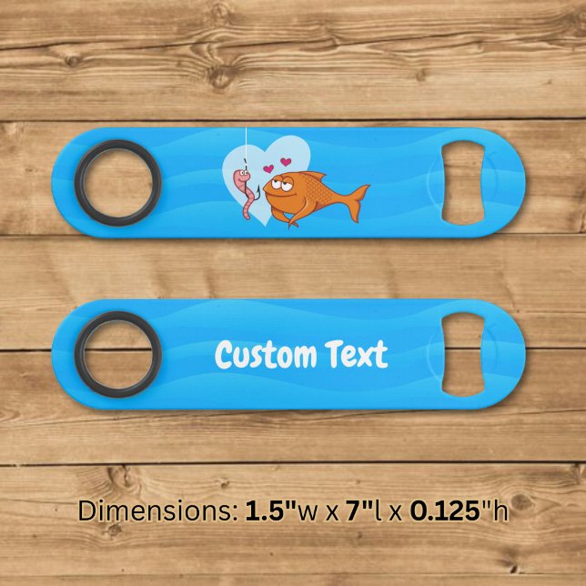 Fisch und Köder in der Liebe Bar Speed Flaschenöffner (Von Creator hochgeladen)