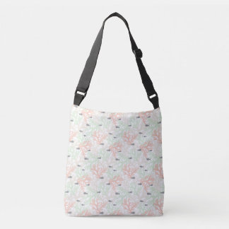 Fisch- und Korallenmuster Tote Bag Tragetaschen Mit Langen Trägern