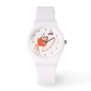 Fisch und Wurmüberwachung - Benutzerdefinierter Te Armbanduhr