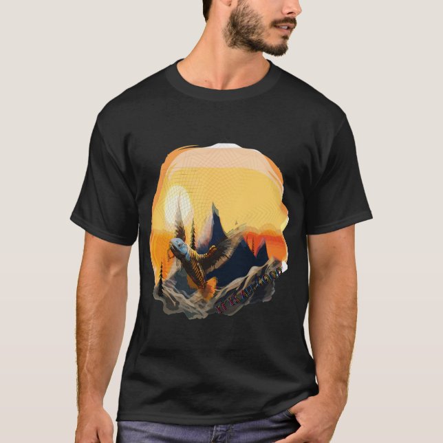 Fisch-Vogel T-Shirt (Vorderseite)