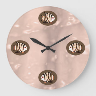 Fisch-Wanduhr durch Janz groß Große Wanduhr