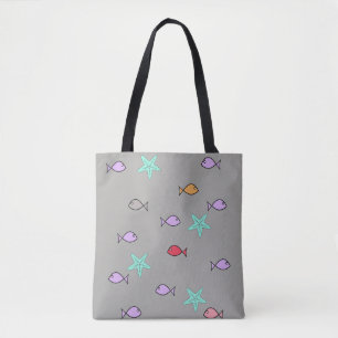 Fisch Welt All Over Print-Tasche Tasche