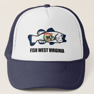 Fisch West Virginia Truckerkappe