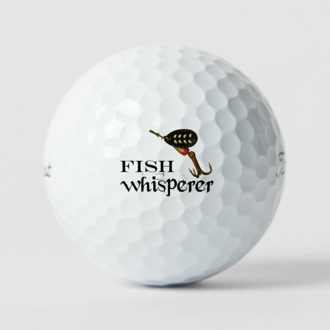 Fisch Whisperer Golf Balls Golfball (Vorderseite)