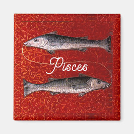 Fisch Zodiac-Geburt Party Magnet