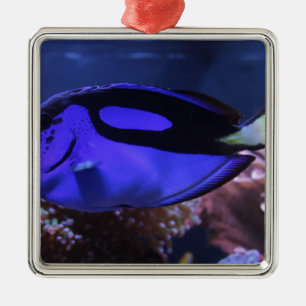 Fischangeln Meer benutzerdefiniert personalisieren Silbernes Ornament