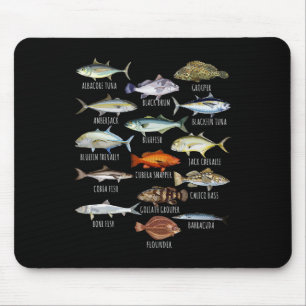 Fischarten Biologie Arten von Salzwasserfischen Fi Mousepad