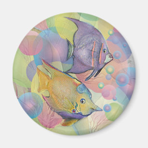 FISCHARTIGE BLASEN durch SHARON SHARPE Magnet