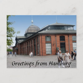 Fischauktionshalle Postkarte