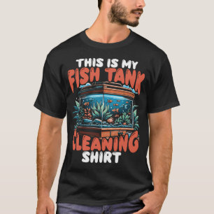 Fischbecken-Reinigungsshirt T-Shirt