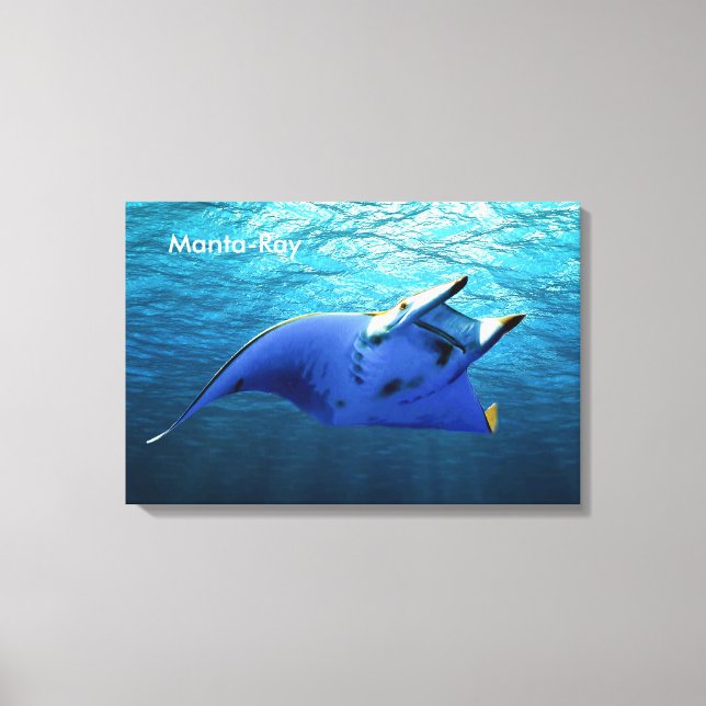 Fischbild für verpackte Leinwand (Vorderseite)