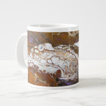 Fischbraten - Akrylpour für eine Tasse.