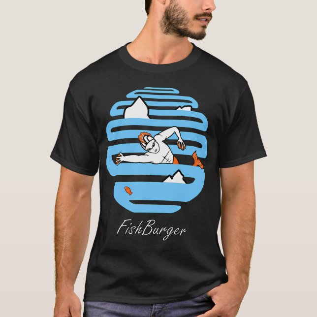 Fischburger T-Shirt (Vorderseite)