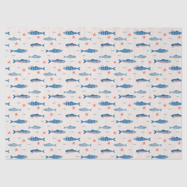 Fischchen Seidenpapier (Vorderseite)