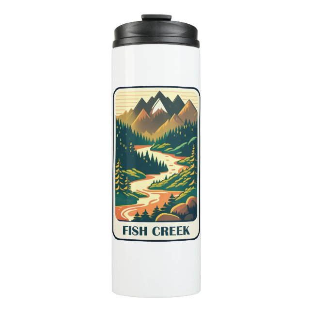 Fischcreek Oregon Colors Thermosbecher (Vorderseite)