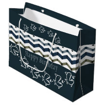 Fischdesign mit blauen Mustern