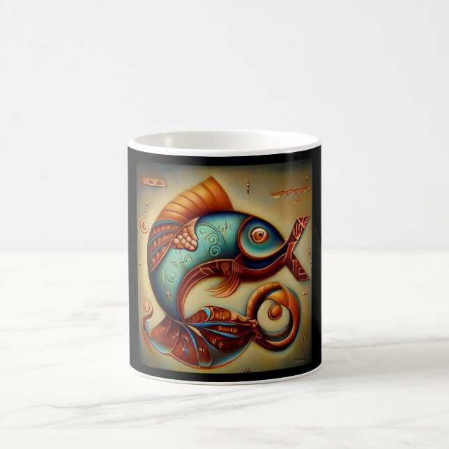Fische 10 kaffeetasse (Mittel)