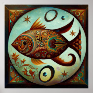 Fische 12 poster