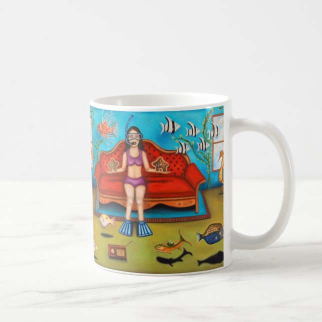 Fische #3 kaffeetasse (Rechts)