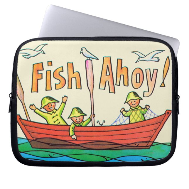 Fische ahoi! laptopschutzhülle (Vorderseite)