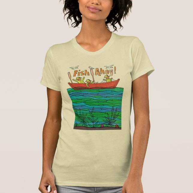 Fische ahoi! T-Shirt (Vorderseite)