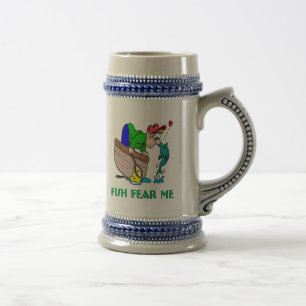 Fische Angst Me Funny Fishing Tasse