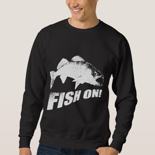 Fische auf Hornhautflecken Sweatshirt (Vorderseite)