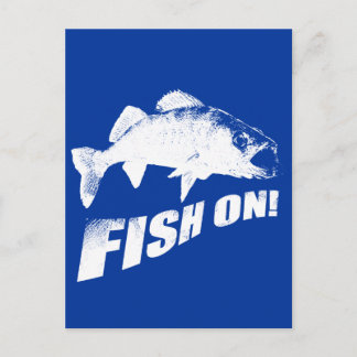 Fische auf Walkeye Postkarte