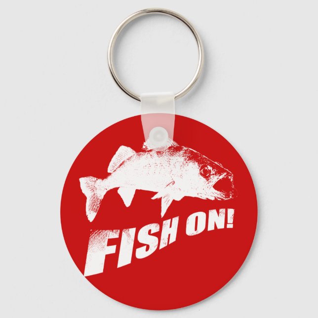 Fische auf Walkeye Schlüsselanhänger (Vorderseite)