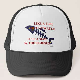 FISCHE AUS WASSER HERAUS TRUCKERKAPPE