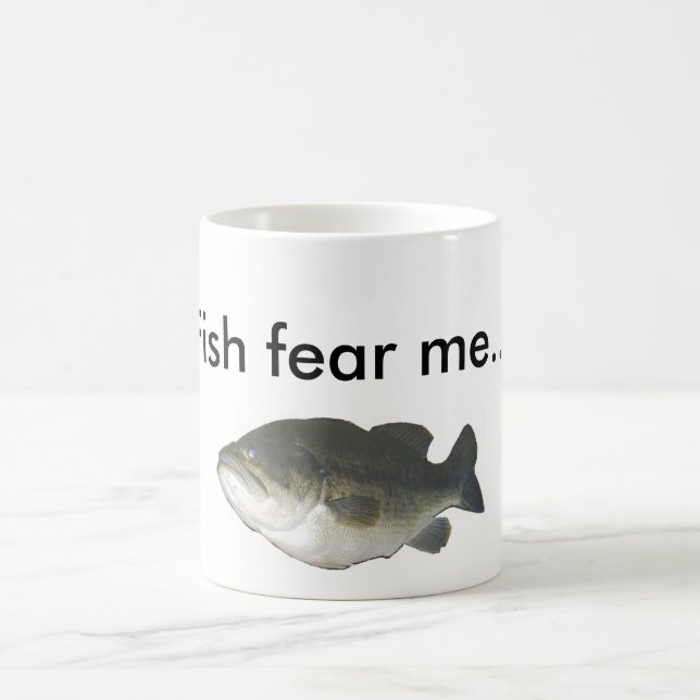 Fische befürchten mich… kaffeetasse (Mittel)