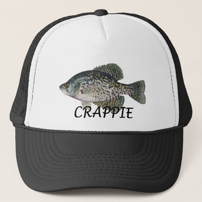 Fische Crappie Truckerkappe (Vorderseite)