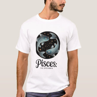 Fische Der Träumer Zodiac Sternbild Ästhetik T-Shirt