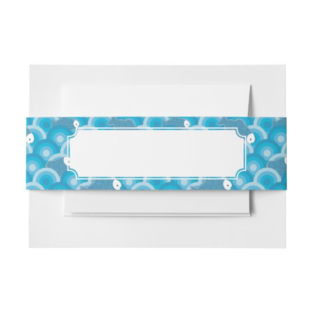 Fische Einladungsbanderole (Vorderseite Beispiel)