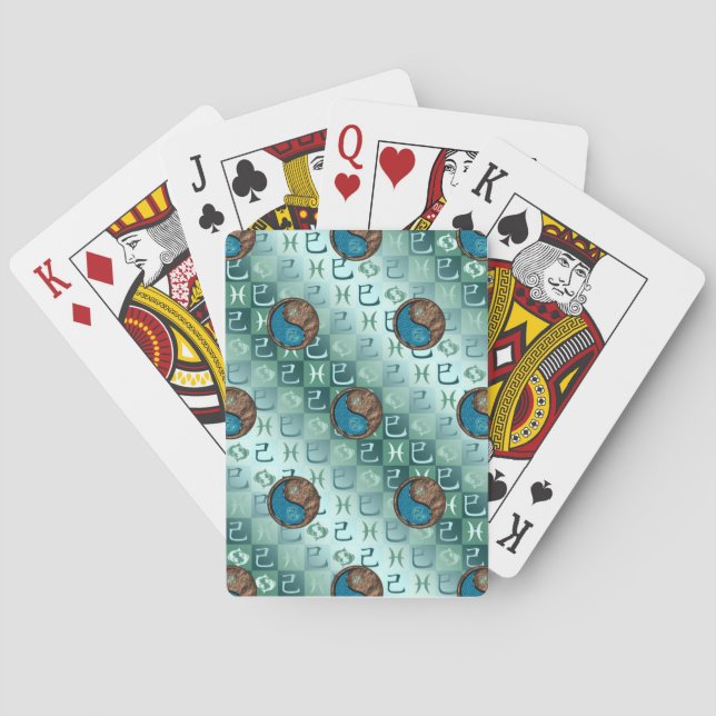 Fische & Erdlange Spielkarten (Rückseite)