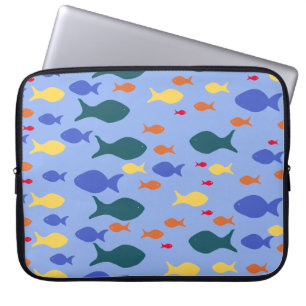 Fische farbenfrohe Fische Neopren Laptop-Sieb 15" Laptopschutzhülle