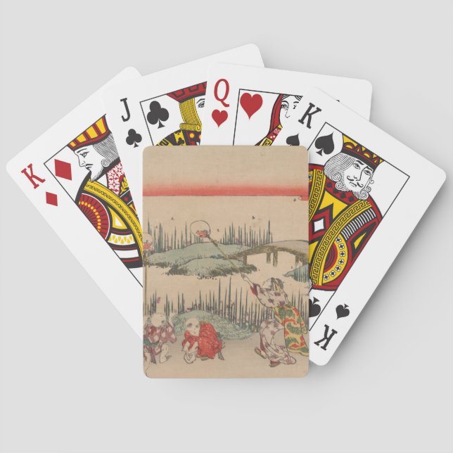 Fische (Farbholz) Spielkarten (Rückseite)