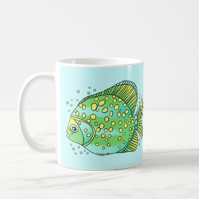 Fische Fische Kaffeetasse (Links)