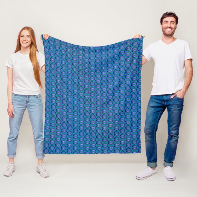 Fische Fleecedecke (Beispiel)
