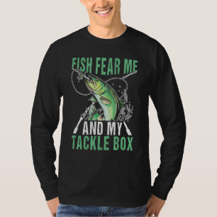 Fische fürchten mich und meine Angelbox Design fü T-Shirt