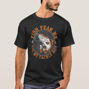 Fische fürchten mich und meine Kiste Design für Fi T-Shirt
