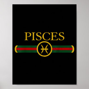 Fische Geburtsdatum Sternzeichen Horoskop Februar Poster