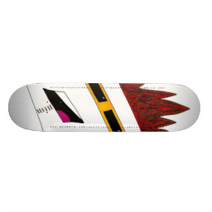 Fische gegen. Das mächtige Godzilla Skateboard