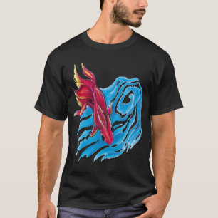 Fische im Meerwasser. T-Shirt